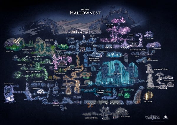 hallownest map small hollow knight wiki